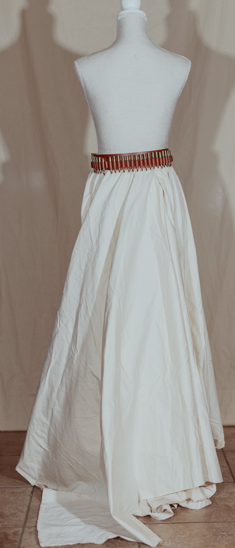 Cream Cotton Prairie Skirt